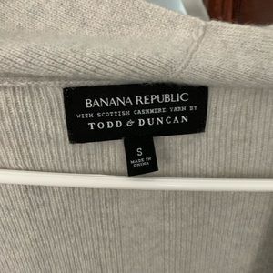 Scottish Cashmere long tie cardigan / sweater